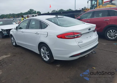 2018 Ford Fusion Se из США, поврежденный, VIN 3FA6P0HD5JR117349